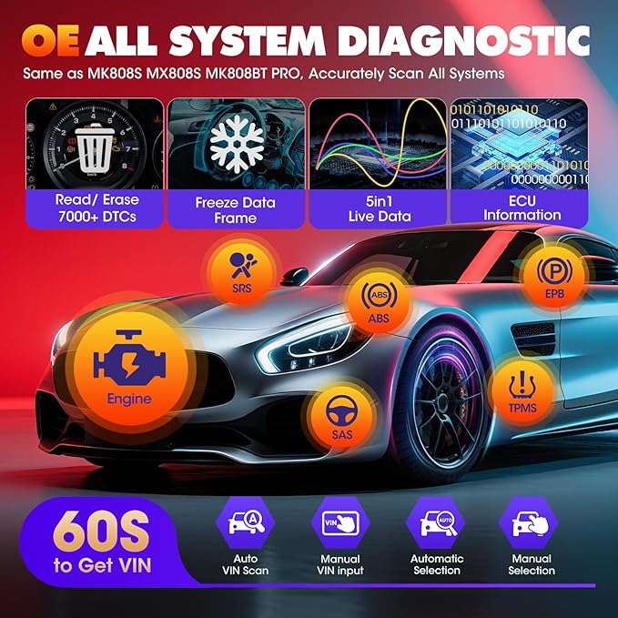 Autel Scanner MaxiDIAG MD906 PRO All System Diagnostic Tool, 2026 MD906PRO Same