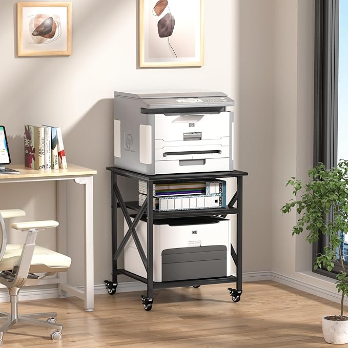 Printer Stand, 23.6 x 23.6 Inches Large Printer Stand