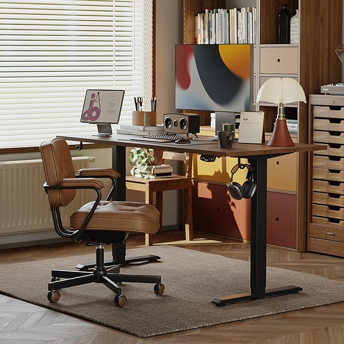 Agilestic Electric Standing Desk 40 x 24 Inches, Height Adjustable Desk