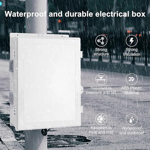 Namunanee Outdoor Electrical Junction Box, ABS Water Resistant Enclosure