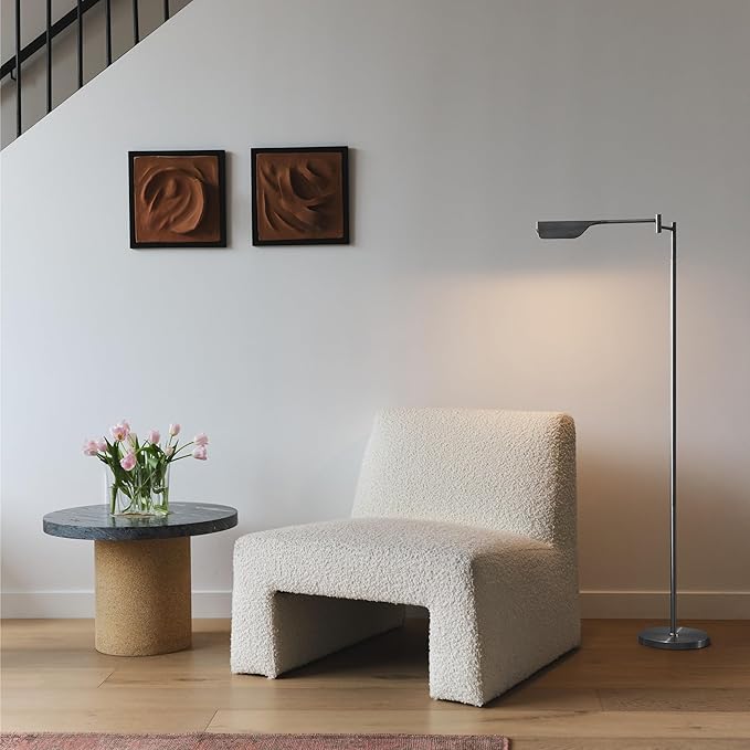 Brightech Leaf Pharmacy LED Reading Lamp, Dimmable Floor Lamp