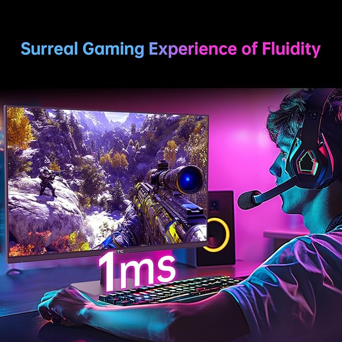 KTC 24 Inch 180Hz/190Hz Gaming Monitor, FHD PC Computer Monitor