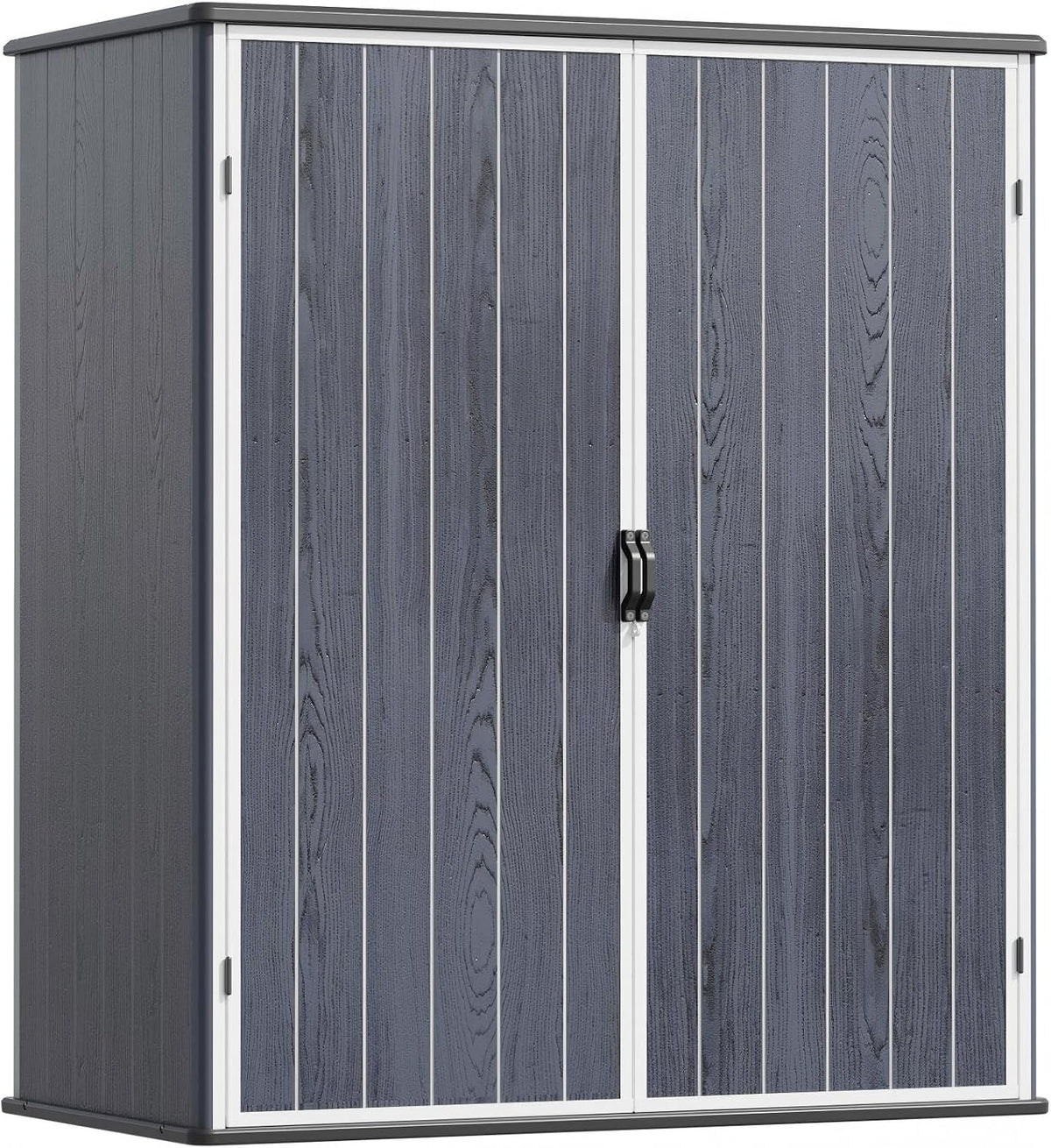 devoko 5x3 ft resin storage shed with floor, package contents