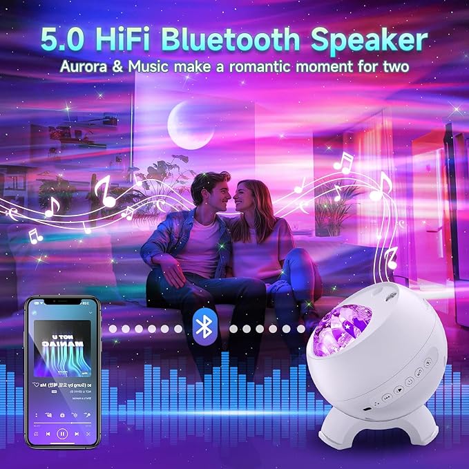 Northern Lights Projector, 300+Lighting Modes Galaxy Projector