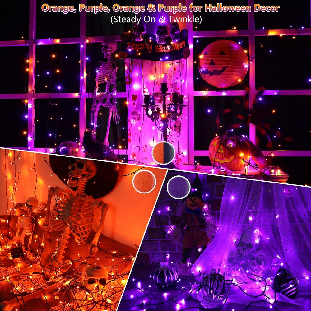 iShabao RGB Color Changing String Lights, 115 FT 300 LED Halloween Lights