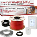 LuxHeat 100sqft Floor Heating Cable Kit - 240v Electric In Floor Heating Kit -