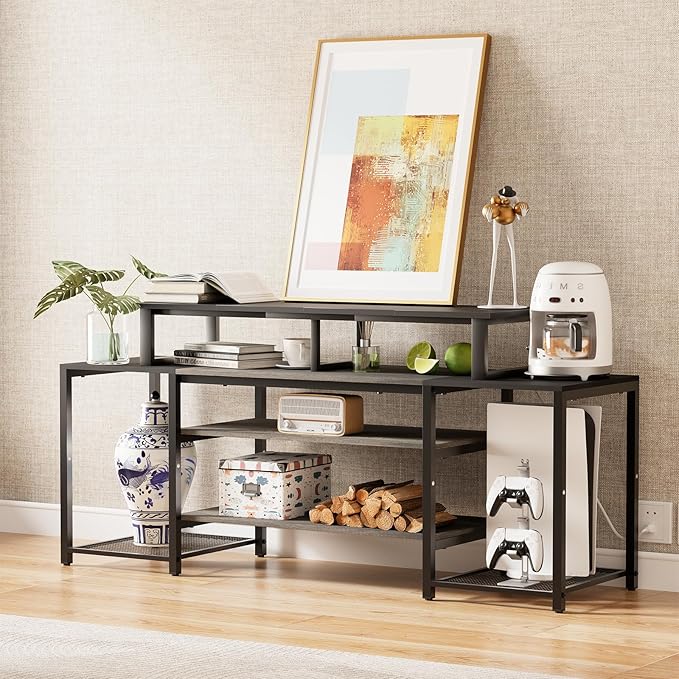 aboxoo 45" TV Riser for 32-60 inch TV, TV Riser Stand Shelf, Tabletop TV Stand