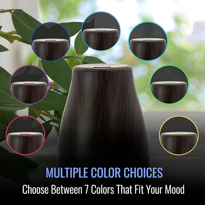 HealthSmart Essential Oil Diffuser, Cool Mist Humidifier and Aromatherapy (Pack of 2)