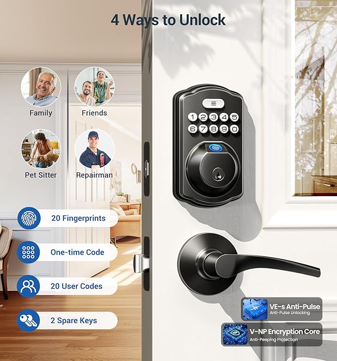 Veise Fingerprint Door Lock