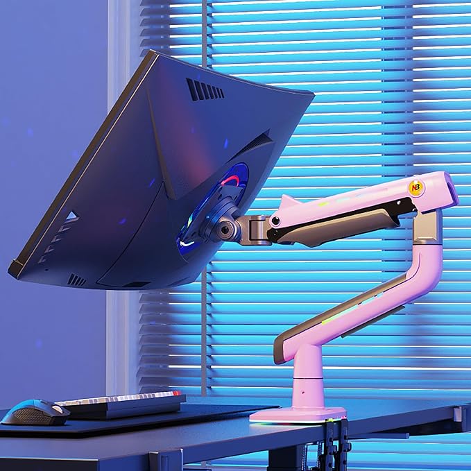 NB Gaming Monitor Arm or for 32 to 60 Inches Screen, Load up to 20 kg, VESA