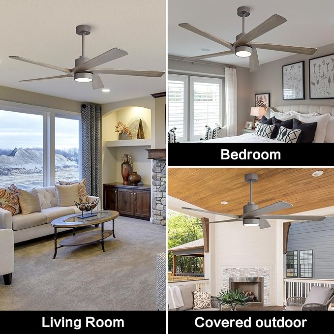 WINGBO 64 Inch DC Ceiling Fan