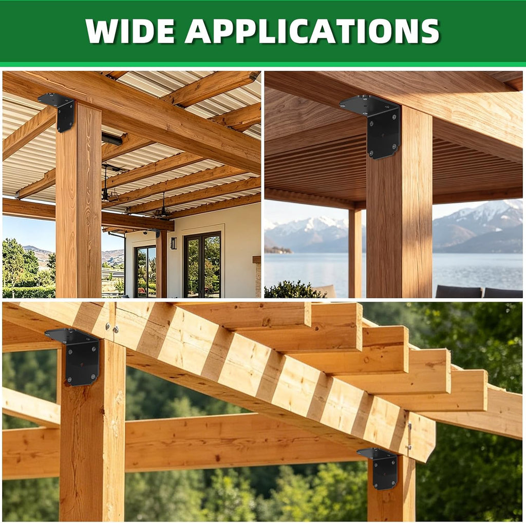 4x4x3.5 l right angle bracket, heavy duty corner on a desk or shelf