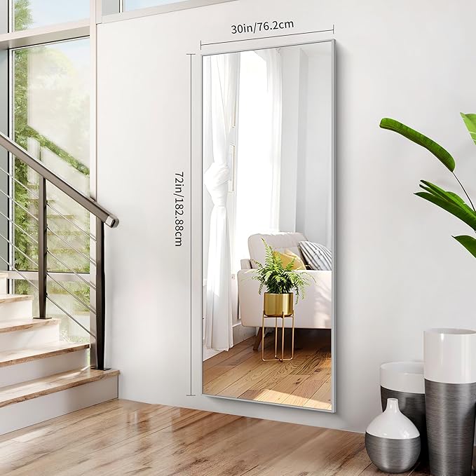 30x72inch Bathroom Mirror, Large Rectangular Wall Mirror