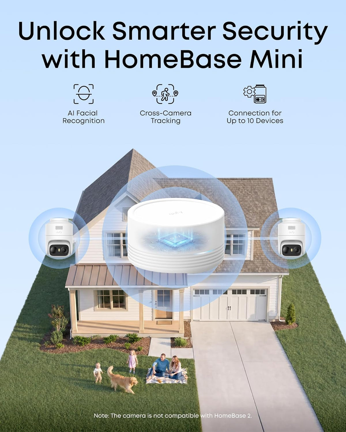 eufy security eufycam c37 2-cam kit, 360° pan&tilt showing dimensions