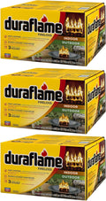 Duraflame 4.5 Pound 3 Hour Long Burn Time Indoor Outdoor Quick Light Fire Log (18-Pack)
