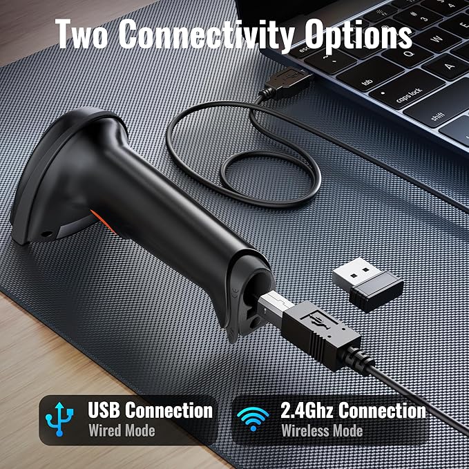 Tera Barcode Scanner Wireless Versatile 2-in-1
