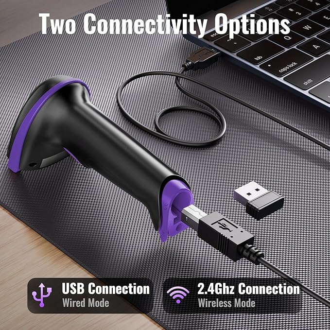 Tera Barcode Scanner Wireless Versatile 2-in-1