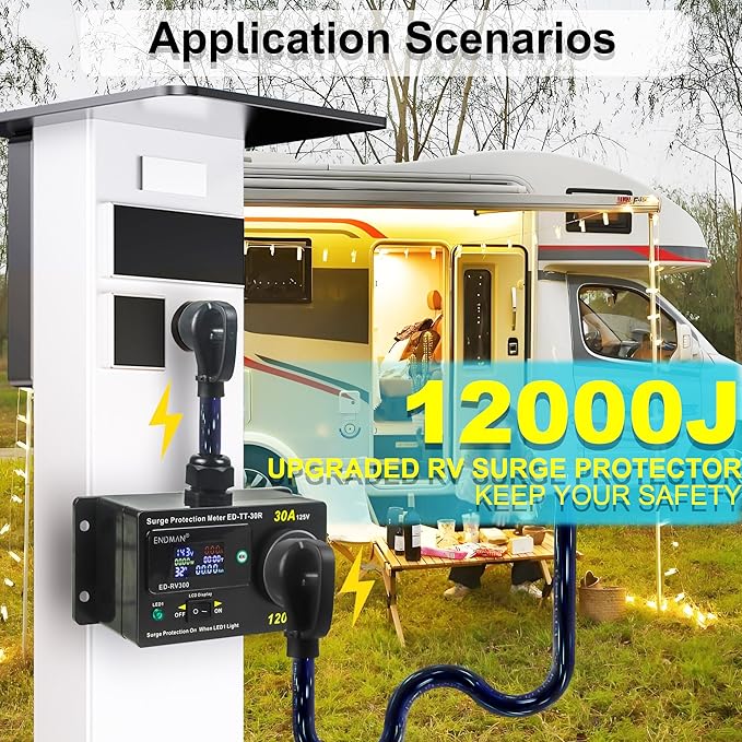 ENDMAN RV 30 Amp Surge Protector