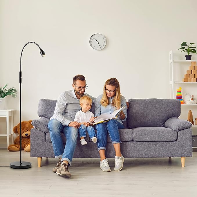 O’Bright Ray – Adjustable LED Beam Floor Lamp, Dimmable and Zoomable Spotlight