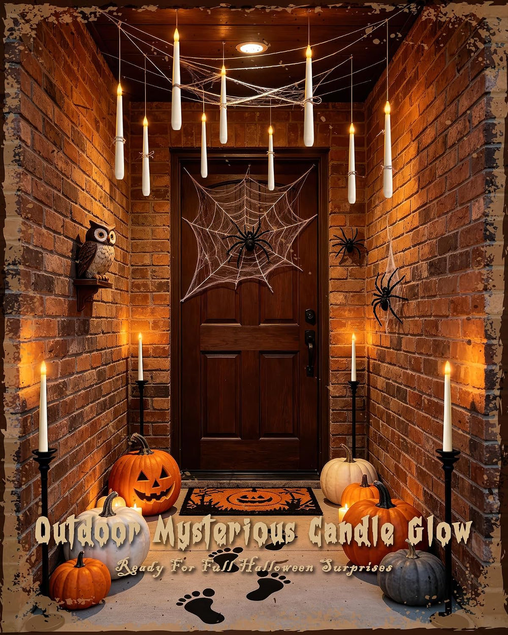 30PCS Floating Candles with Wand Remote, Flameless Hanging Taper Candles with...