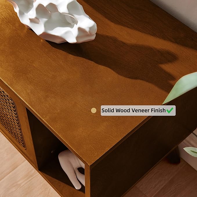 LKTART 68 Inch Mid Century Modern TV Stand