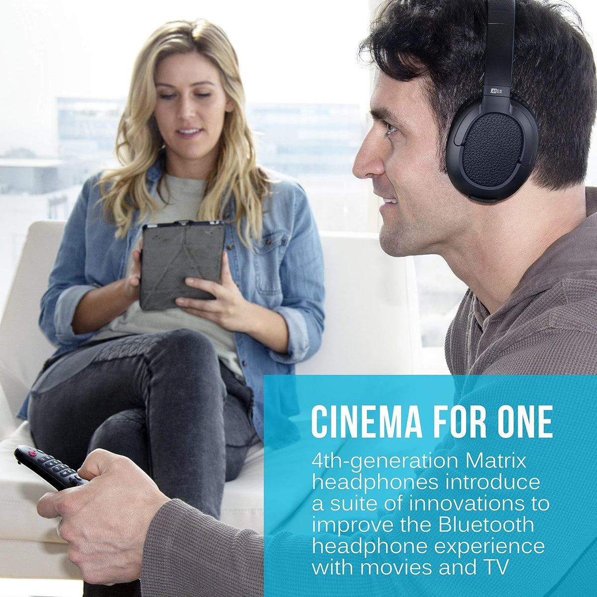 MEE audio Matrix Cinema Bluetooth Wireless Over-Ear High Resolution Stereo