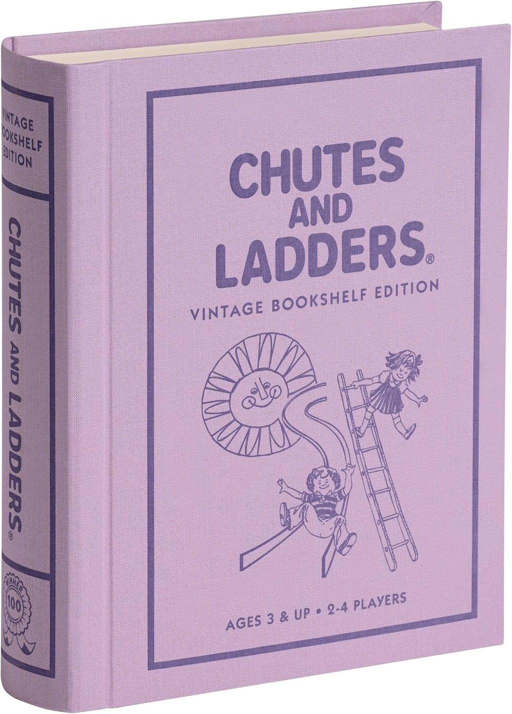 WS Game Company Chutes and Ladders Vintage Bookshelf Edition Board Game Set