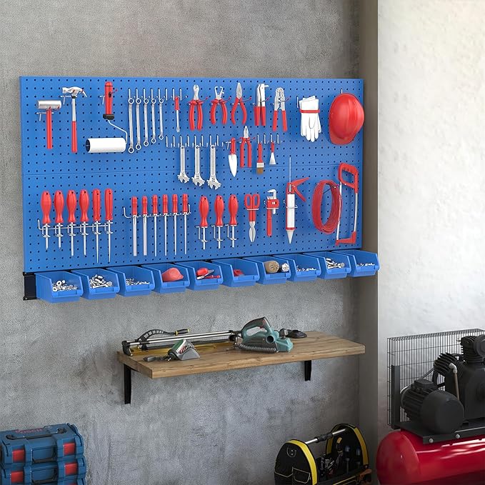 Ultrawall Pegboard Wall Organizer, Garage Storage System