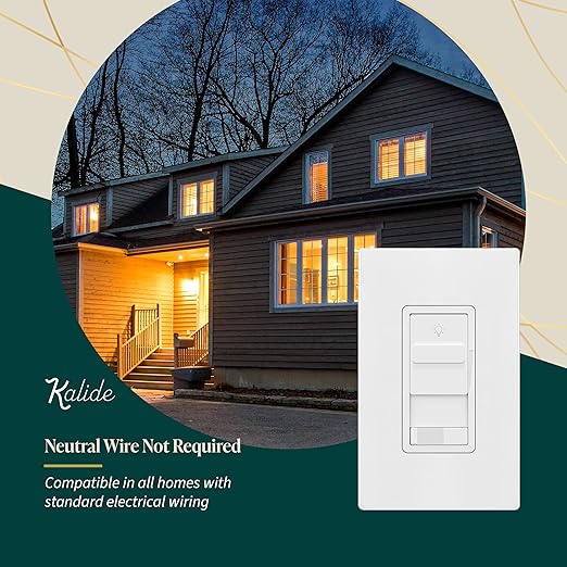 TOPGREENER Dimmer Light Switch for 200W Dimmable LED/CFL Lights, Single (10 Pack)