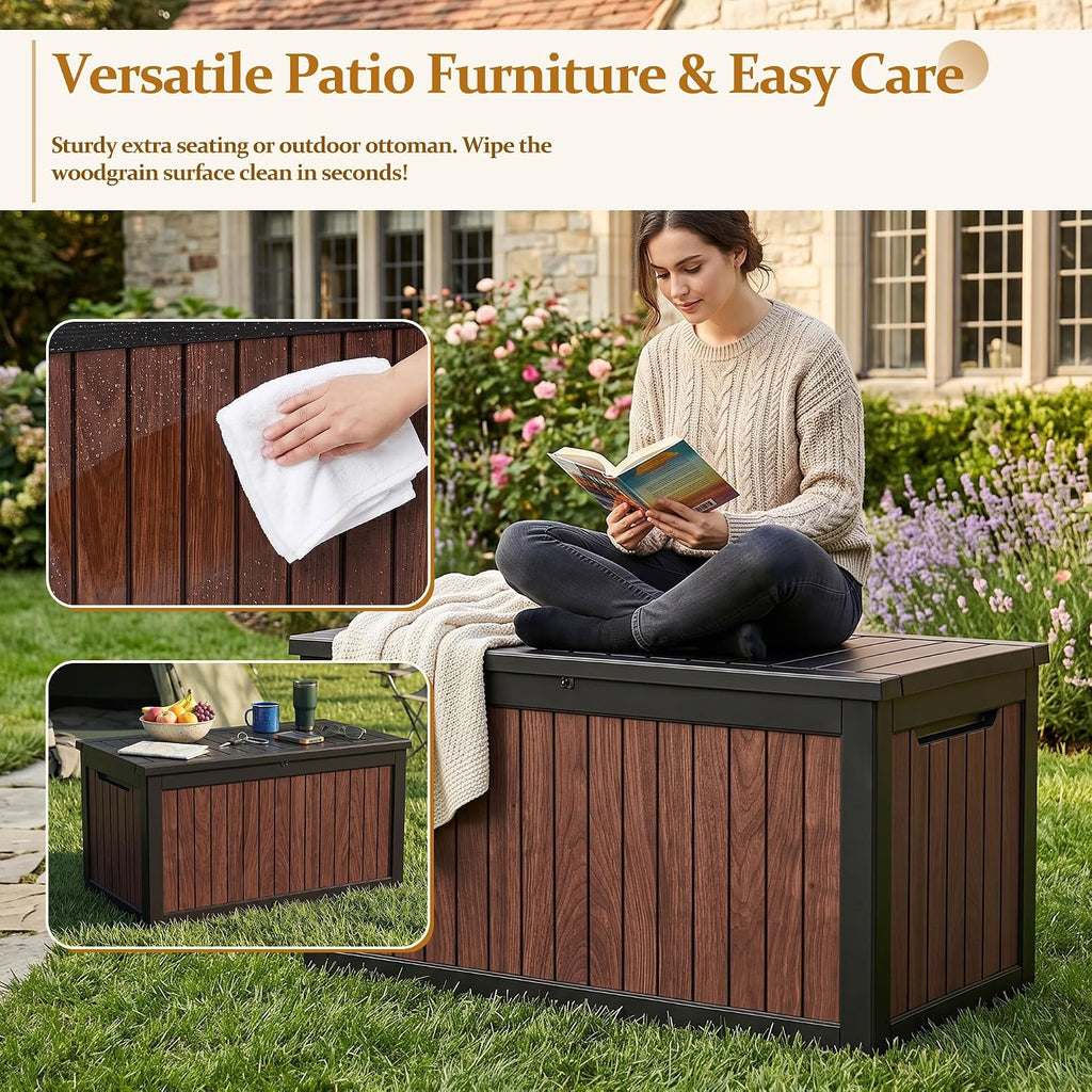 efu outdoor storage deck box (390 gal gen2), package contents