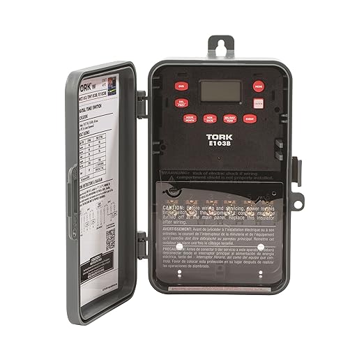 NSI Multipurpose Control 24 Hour Time Switch, 120-277 VAC Input Supply