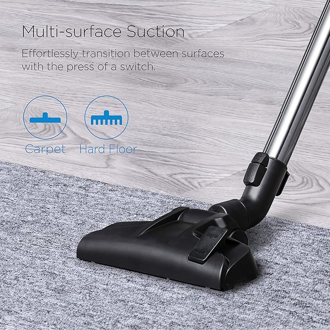 Eureka Bagless Canister Vacuum Cleaner, Lightweight Vac