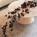 BAOLITVINE Lighted Halloween Black Eucalyptus Garland