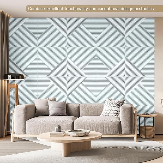Acoustic Panels for Wall and Ceiling (6 Pack)