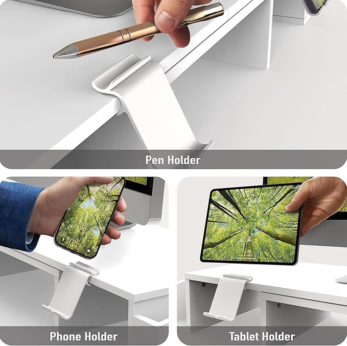 Simple Houseware Desk Dual Monitor Stand Riser