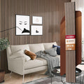 Avana Modern Acoustic Wood Wall Panels – 94.4 X 12.6 Inch Smoke Walnut Acoustic