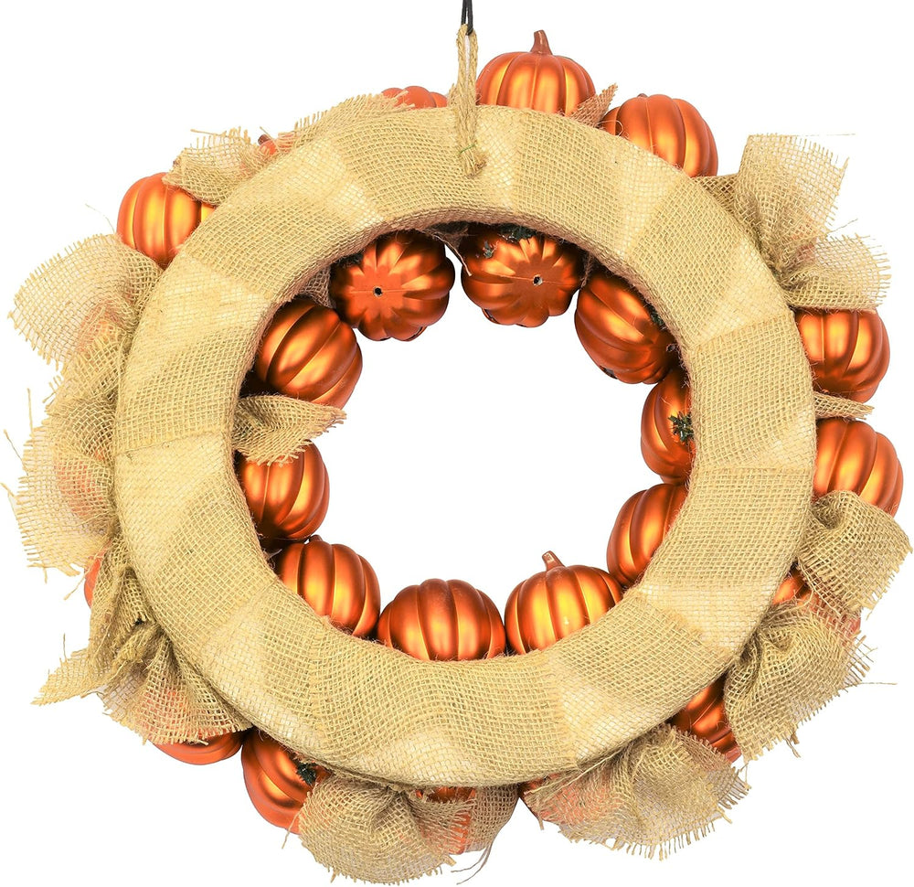Tree Buddees Jack-O-Lantern Pumpkin Halloween Wreath Decoration