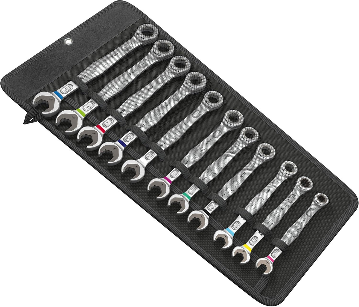 wera 05020013001 joker combination wrench-set, 11 pieces shown in use