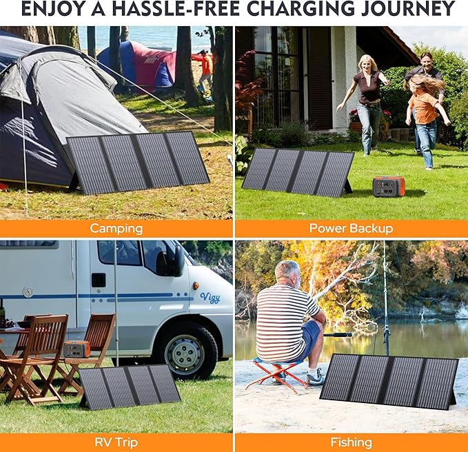 ENGINSTAR 60W Foldable Solar Panel Charger