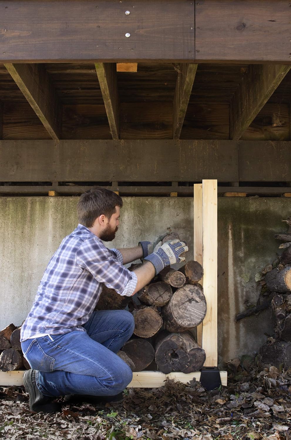 PB4000-ONL Firewood Organizing Log Stacker