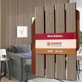 Avana Acoustic Wood Wall Panels – 94.4 X 12.6 Inch White Oak Acoustic Panels 4 (4 PCs)