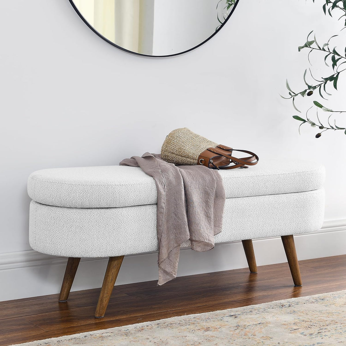 43.5" ottoman with storage, storage ottoman bench with, package contents