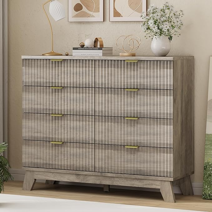Fluted Dresser for Bedroom