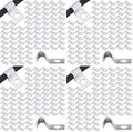 Yaocom 100 Pcs Silver Cable Wire Screw Clips 1/4 Inch, Zinc Plated Steel Clamp Outdoor Cord Clips for Wall Mounting Wire Management (Pack of 4)