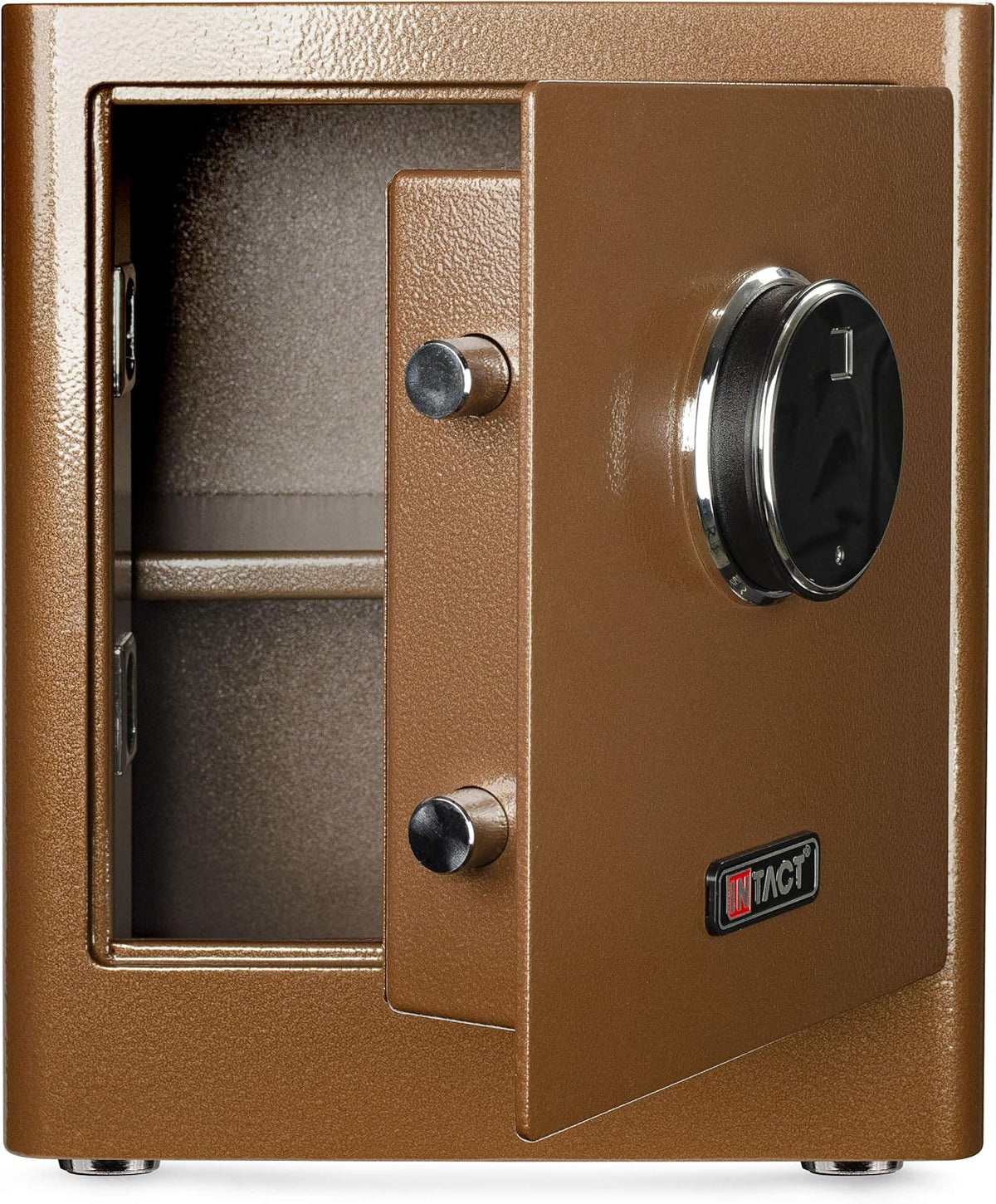eylar intact compact quick access biometric fingerprint gun, close-up detail