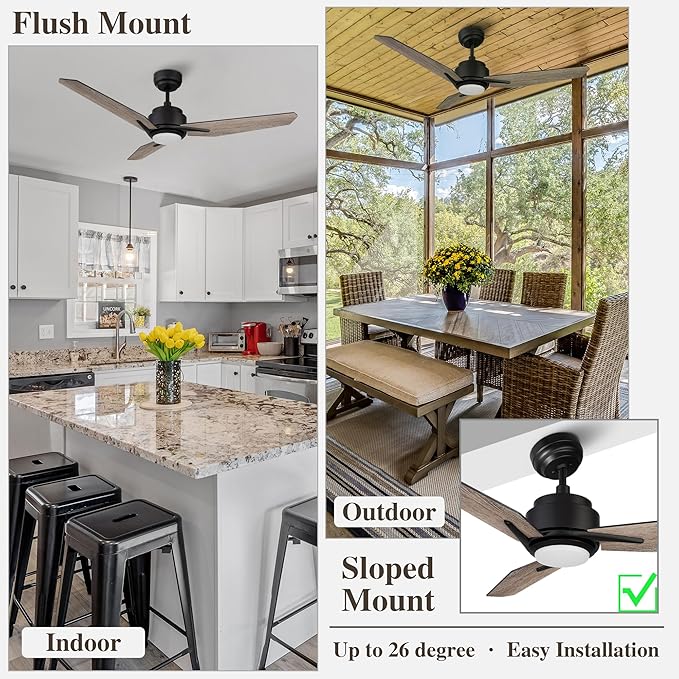 SMAAIR 48 Inch Smart Ceiling Fan