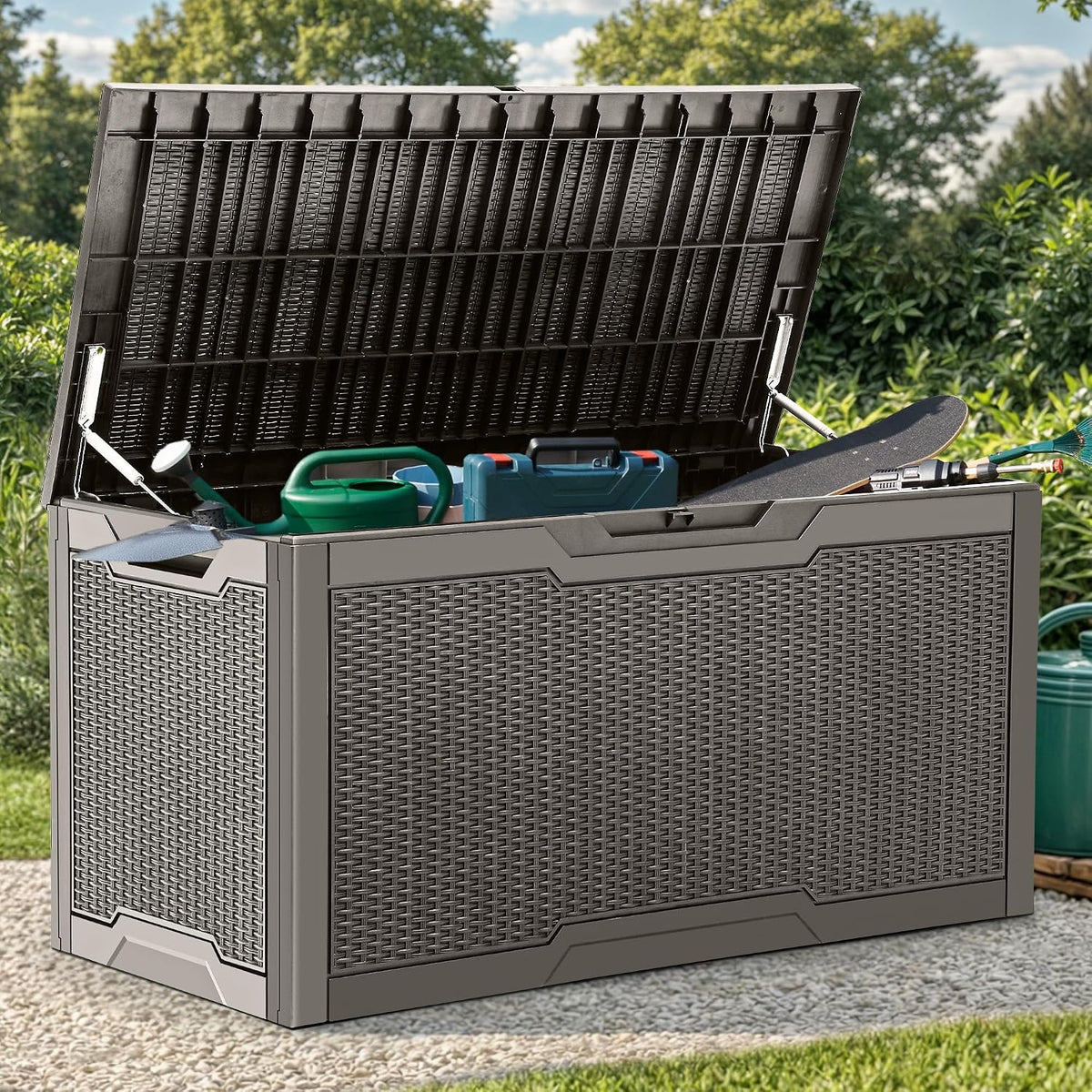 YITAHOME 100 Gallon Resin Deck Box