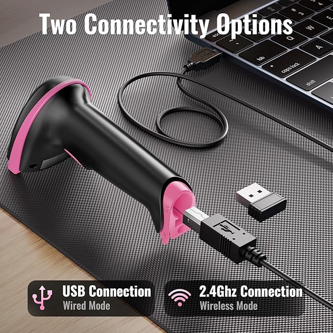 Tera Barcode Scanner Wireless Versatile 2-in-1