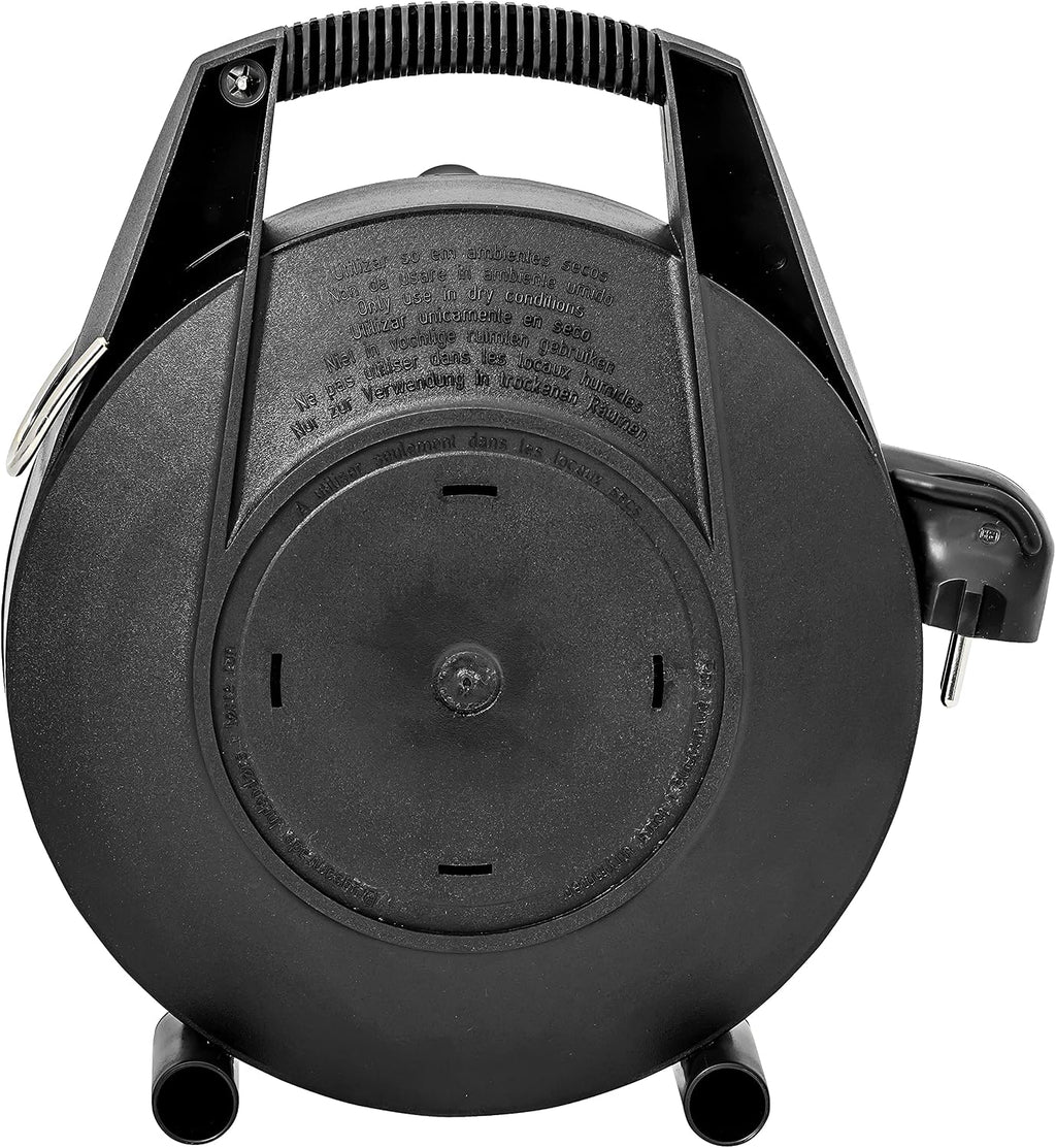 Brennenstuhl 1102501 H05VV-F 3G1,0 Comfort Line CL-L Electrical Cable Reel Extension Lead 5 m, Green, 1102781