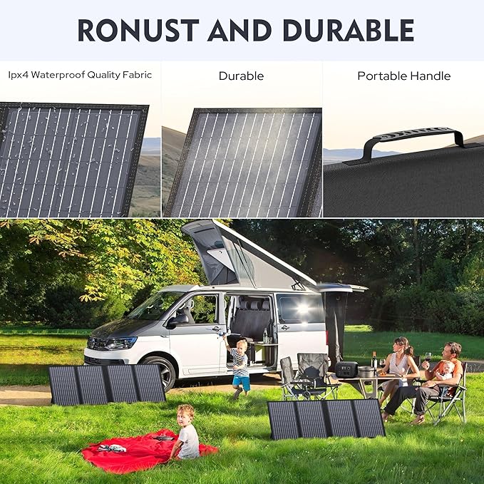 ENGINSTAR 60W Foldable Solar Panel Charger